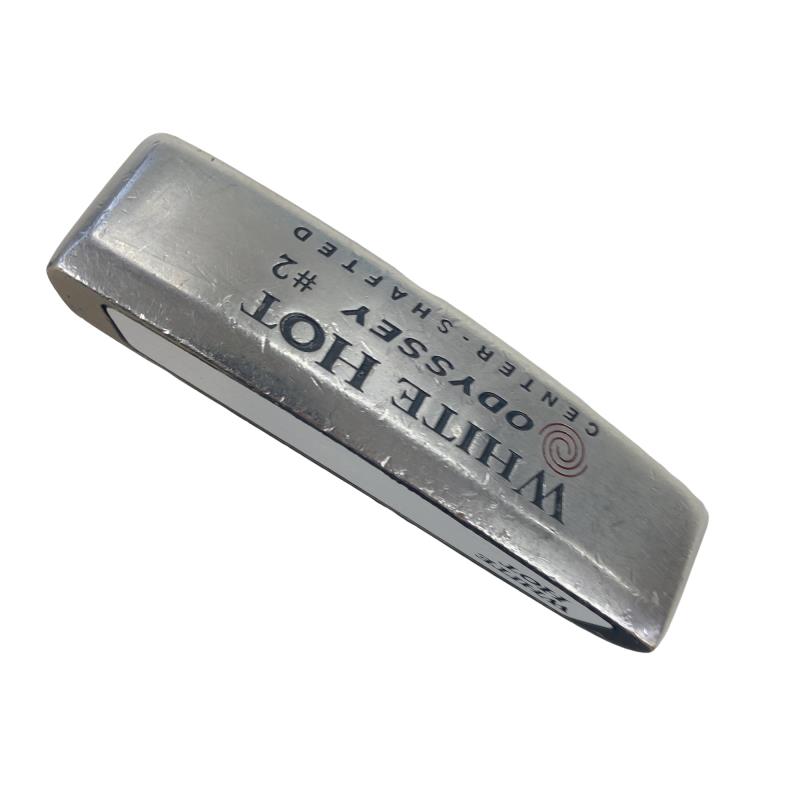 【中古】 オデッセイ WHITE HOT #2 CENTER SHAFTED 33in レフティ パター PT スチール写真 (フレックス余分の物) メンズ 成人男性用 左ぎっちょ レフティ 左用 C価値づける ゴルフ野球クラブ