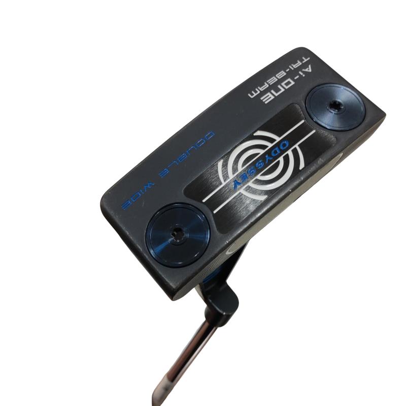 【中古】 オデッセイ Ai-ONE TRI-BEAM DOUBLE WIDE CH 32in パター PT STROKE LAB 90 スチール写真 (フレックス余分の物) メンズ 成人男性用 右利き 右用 D序列付ける ゴルフ野球クラブ