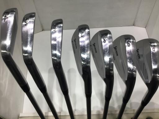 【中古】 ダンロップ SRIXON Z-FORGED 8S アイアンセット IR 純正特注シャフト (フレックスS) メンズ 男性用 右利き 右用 Cランク ゴルフクラブ