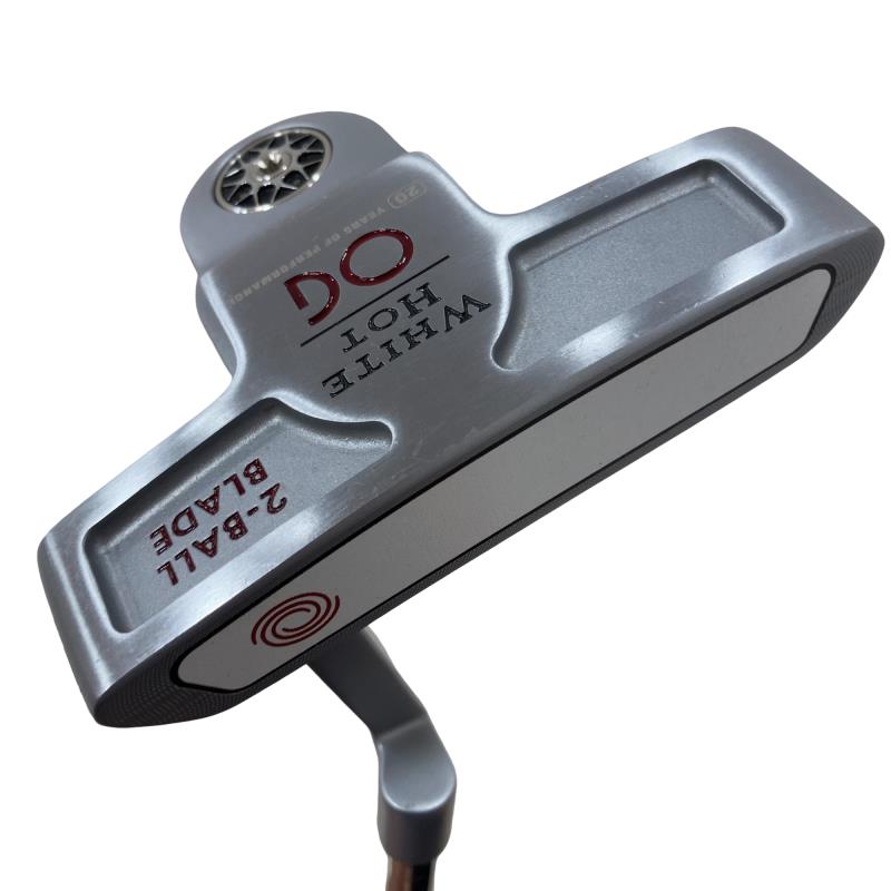【中古】 オデッセイ WHITE HOT OG 2-BALL BLADE 34in パター PT STROKE LAB (フレックス余分の物) メンズ 成人男性用 右利き 右用 D序列付ける ゴルフ野球クラブ