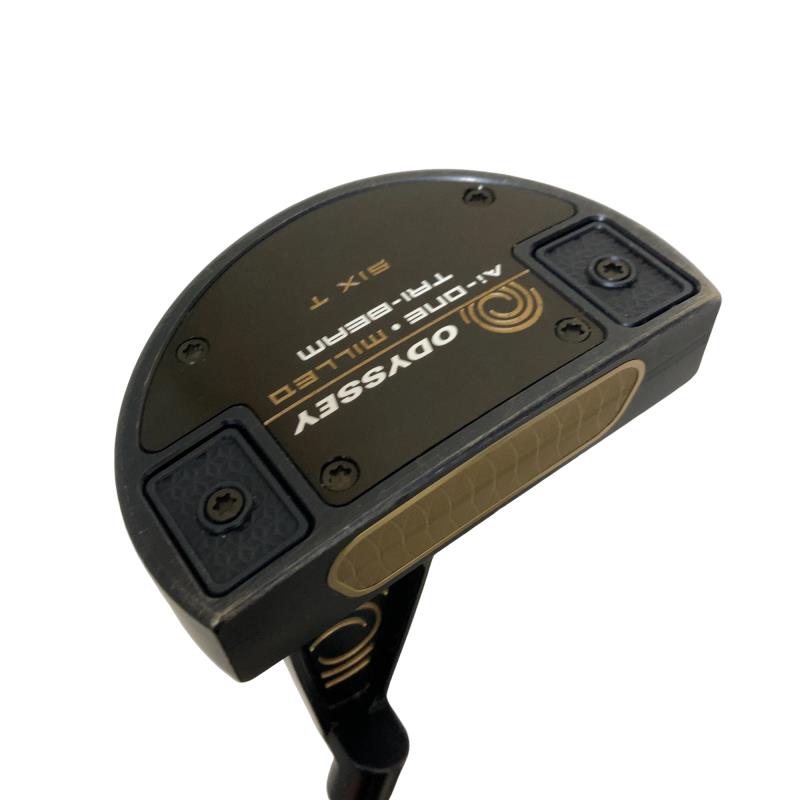 【中古】 オデッセイ Ai-ONE・MILLED TRI-BEAM SIX T 34in パター PT STROKE LAB 90 スチール写真 (フレックス余分の物) メンズ 成人男性用 右利き 右用 C位置づける ゴルフ野球クラブ
