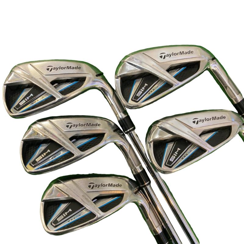 【中古】 仕立て屋御手伝いさん SIM MAX  5S アイアン仕掛ける IR KBS MAX85 JP (フレックスS) メンズ 成人男性用 右利き 右用 C序列付ける ゴルフ野球クラブ