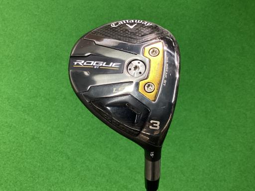 【中古】 キャロウェイ ROGUE ST LS 3W フェアウェイウッド FW TENSEI 55 for CW(ROGUE ST FW) (フレックスSR) メンズ 男性用 右利き 右用 Cランク ゴルフクラブ