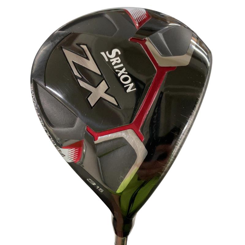 【中古】 ダンロップ SRIXON ZX F 3W フェアウェイウッド FW 純正特注シャフト (フレックスS) メンズ 男性用 右利き 右用 Cランク ゴルフクラブ