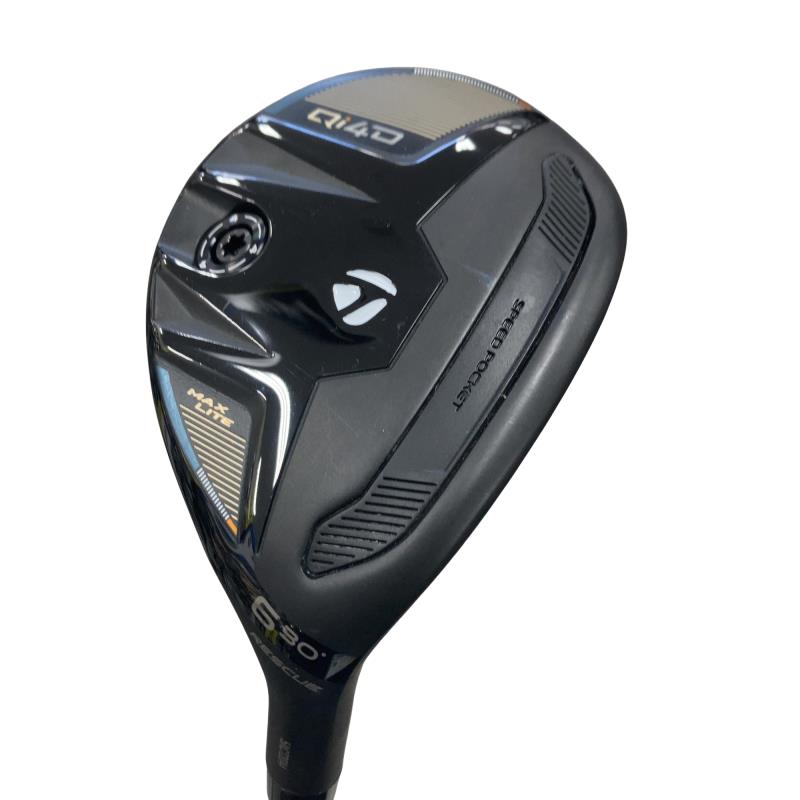 【中古】 テーラーメイド Qi4D MAX LITE U6 ユーティリティ UT 純正特注シャフト (フレックスS) メンズ 男性用 右利き 右用 Bランク ゴルフクラブ