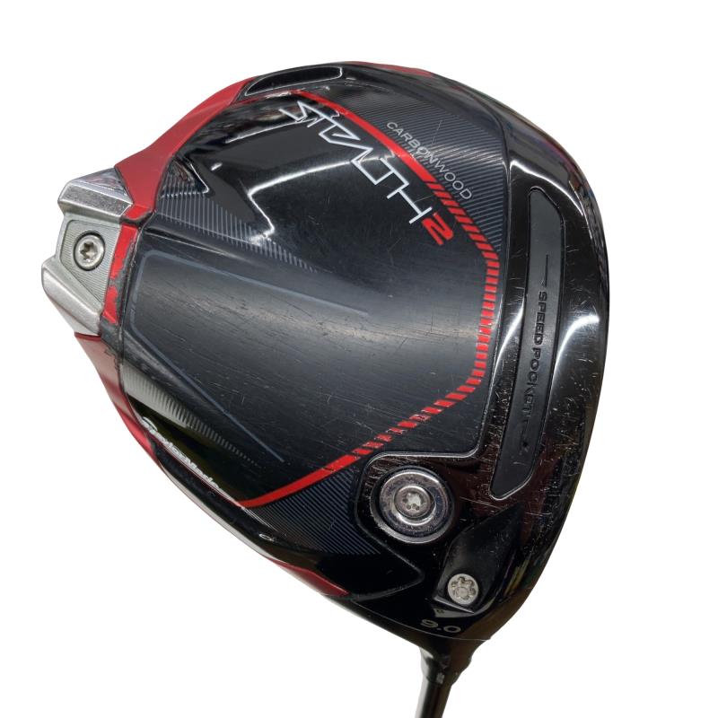 【中古】 テーラーメイド STEALTH2 9° ドライバー DR TENSEI RED TM50(STEALTH DR) (フレックスS) メンズ 男性用 右利き 右用 Cランク ゴルフクラブ