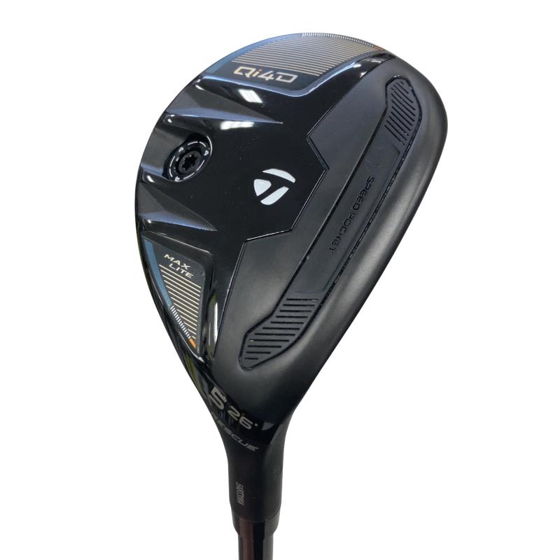 【中古】 テーラーメイド Qi4D MAX LITE U5 ユーティリティ UT 純正特注シャフト (フレックスS) メンズ 男性用 右利き 右用 Bランク ゴルフクラブ
