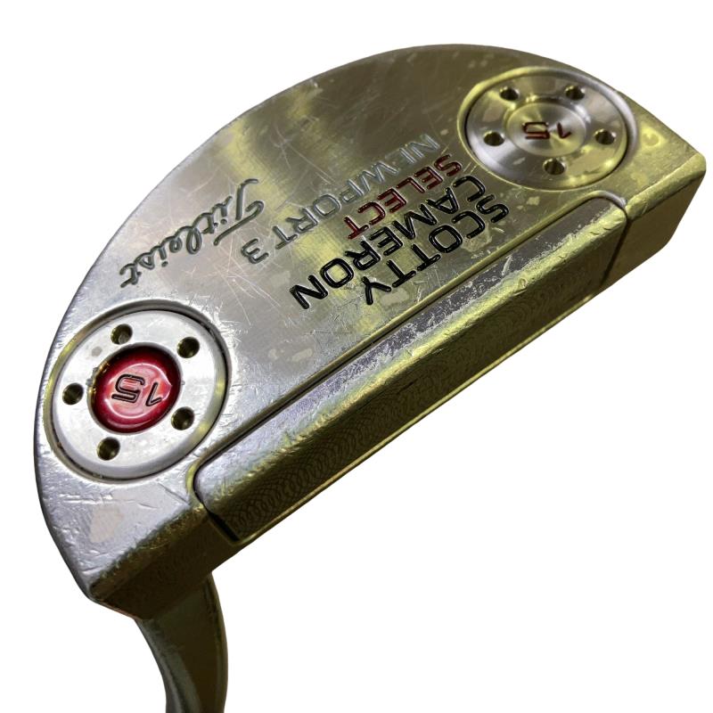 【中古】 タイトリスト SCOTTY CAMERON select NEWPORT 3(2016) 33in パター PT スチール写真 (フレックス余分の物) メンズ 成人男性用 右利き 右用 C序列付ける ゴルフ野球クラブ