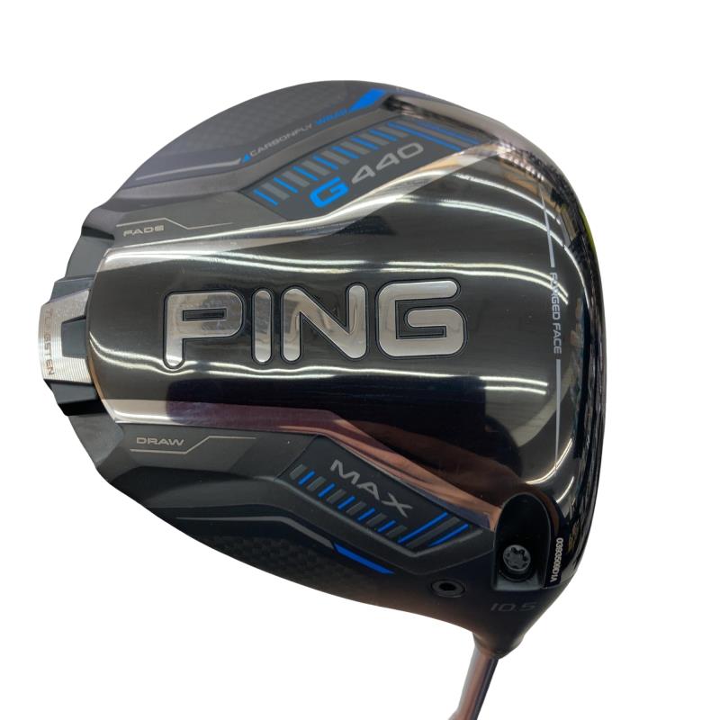 【中古】 ピン G440 MAX 10.5° １番ウッド DR 純然たる特注矢がら (フレックスX) メンズ 成人男性用 右利き 右用 B位置づける ゴルフ野球クラブ