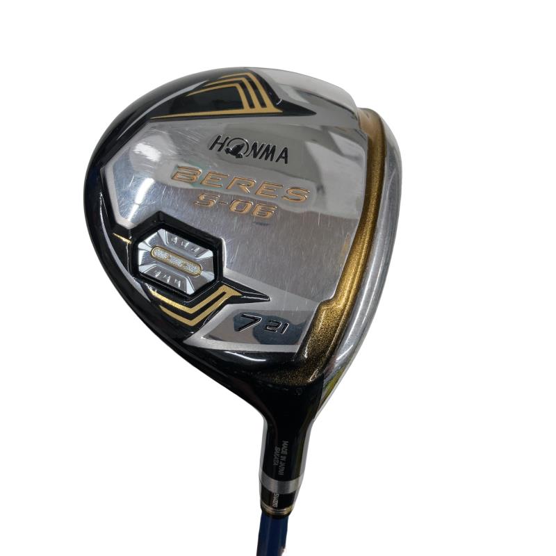 【中古】 本間ゴルフ BERES S-06 7W フェアウェイウッド FW 2S ARMRQX 52 (フレックスSR) メンズ 男性用 右利き 右用 Cランク ゴルフクラブ