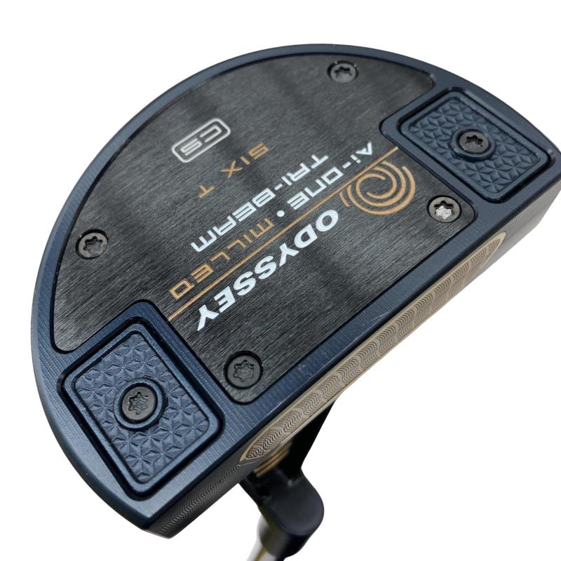 【中古】 オデッセイ Ai-ONE・MILLED TRI-BEAM SIX T 34インチ パター PT STROKE LAB 90 スチール (フレックスその他) メンズ 男性用 右利き 右用 Bランク ゴルフクラブ