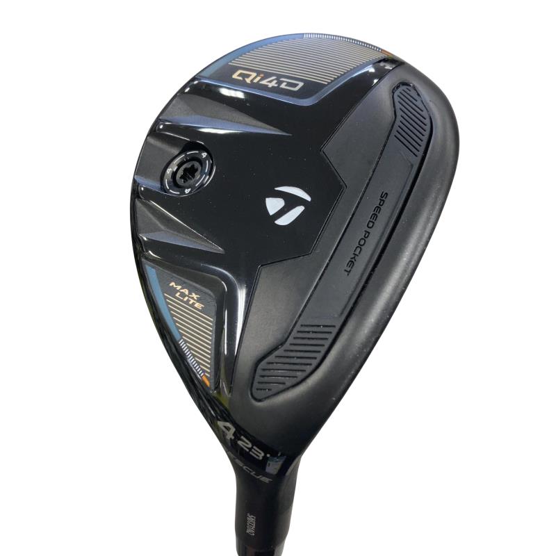 【中古】 テーラーメイド Qi4D MAX LITE U4 ユーティリティ UT 純正特注シャフト (フレックスS) メンズ 男性用 右利き 右用 Bランク ゴルフクラブ