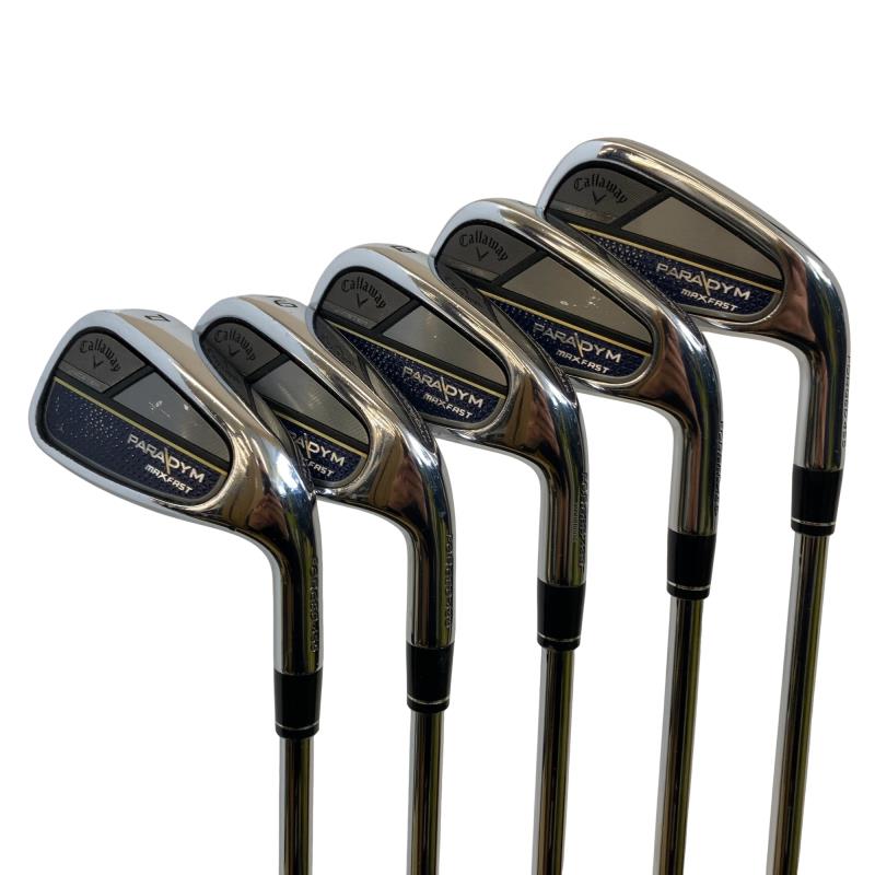 【中古】 キャロウェイ PARADYM MAX FAST 5S アイアン仕掛ける IR NS PRO 850GH neo (フレックスS) メンズ 成人男性用 右利き 右用 C価値づける ゴルフ野球クラブ