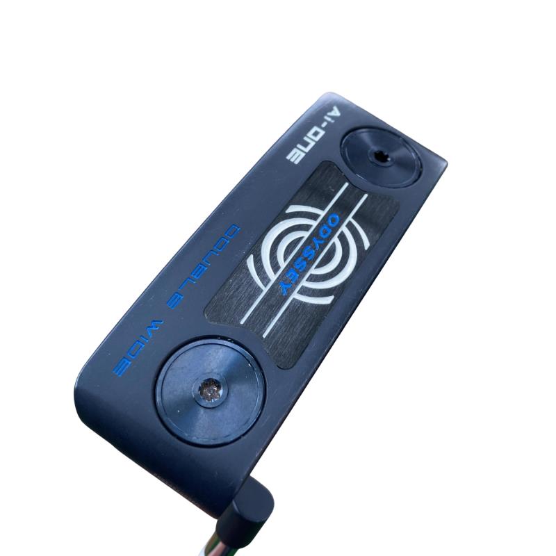 【中古】 オデッセイ Ai-ONE DOUBLE WIDE CH 34in パター PT STROKE LAB 90 スチール写真 (フレックス余分の物) メンズ 成人男性用 右利き 右用 C序列付ける ゴルフ野球クラブ