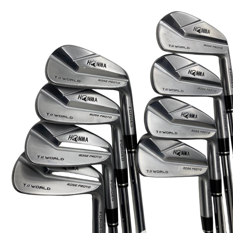 【中古】 本間ゴルフ TOUR WORLD TW-MB ROSE PROTO 8S アイアンセット IR NS PRO MODUS3 FOR T//WORLD (フレックスS) メンズ 男性用 右利き 右用 Cランク ゴルフクラブ