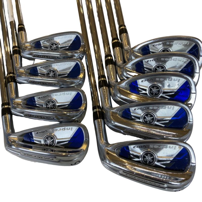【中古】 ヤマハ inpres UD+2 9S アイアン仕掛ける IR NS PRO ZELOS 7 (フレックスR) メンズ 成人男性用 右利き 右用 C価値づける ゴルフ野球クラブ