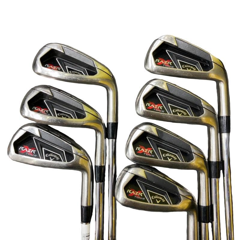 【中古】 キャロウェイ RAZR X TOUR 8S アイアンセット IR Memphis 10 DB (フレックスUNI) メンズ 男性用 右利き 右用 Cランク ゴルフクラブ｜ゴルフパートナー 中古クラブ店