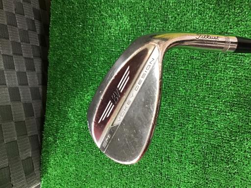 【中古】 タイトリスト VOKEY SPIN MILLED SM8 ブラッシュドスチール 58°/12°D ウェッジ WG 純正特注シャフト (フレックスS) メンズ 男性用 右利き 右用 Cランク ゴルフクラブ