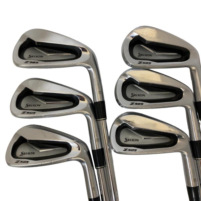【中古】 ダンロップ SRIXON Z585 6S アイアンセット IR NS PRO 950GH D.S.T (フレックスR) メンズ 男性用 右利き 右用 Cランク ゴルフクラブ
