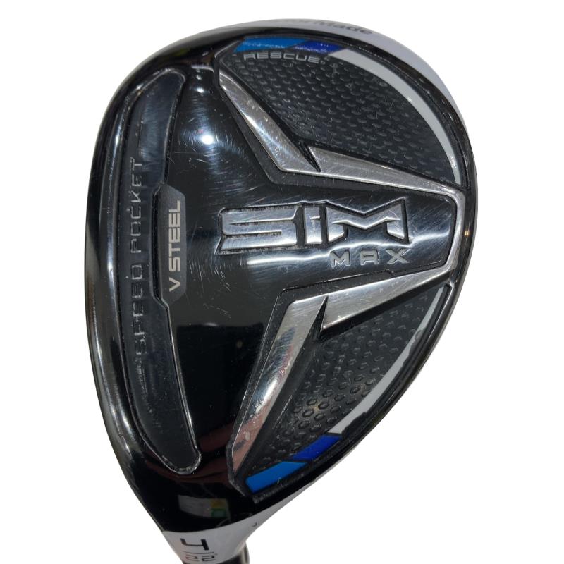 【中古】 テーラーメイド SIM MAX U4 レフティ ユーティリティ UT TENSEI BLUE TM60(UT) (フレックスR) メンズ 男性用 左利き レフティ 左用 Cランク ゴルフクラブ