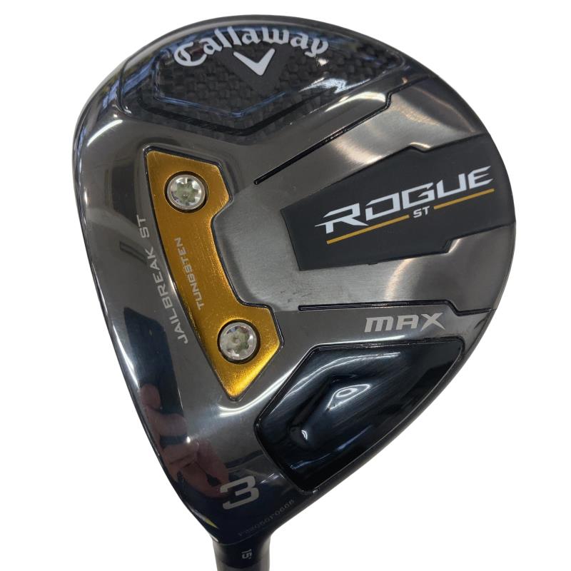【中古】 キャロウェイ ROGUE ST MAX  3W レフティ フェアウェイウッド FW VENTUS 5 for CW(ROGUE ST FW) (フレックスSR) メンズ 成人男性用 左ぎっちょ レフティ 左用 C序列付ける ゴルフ野球クラブ