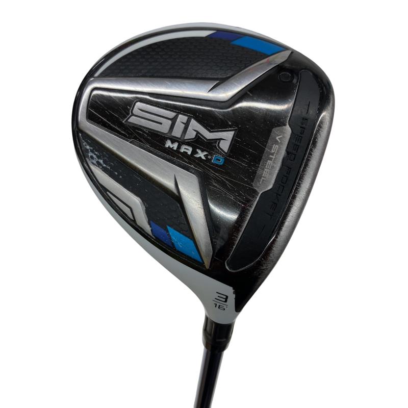 【中古】 テーラーメイド SIM MAX-D 3W フェアウェイウッド FW 純正特注シャフト (フレックスS) メンズ 男性用 右利き 右用 Cランク ゴルフクラブ|ゴルフパートナー 中古クラブ店