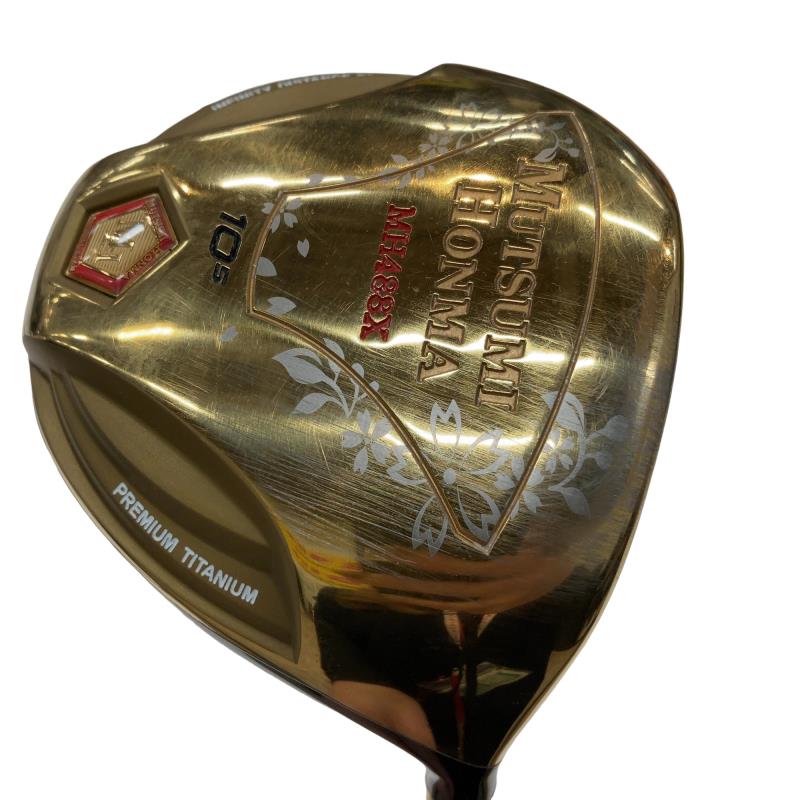 【中古】 特価メーカー MUTSUMI HONMA MH488X 10.5° ドライバー DR オリジナルカーボン (フレックスR) メンズ 男性用 右利き 右用 Dランク ゴルフクラブ
