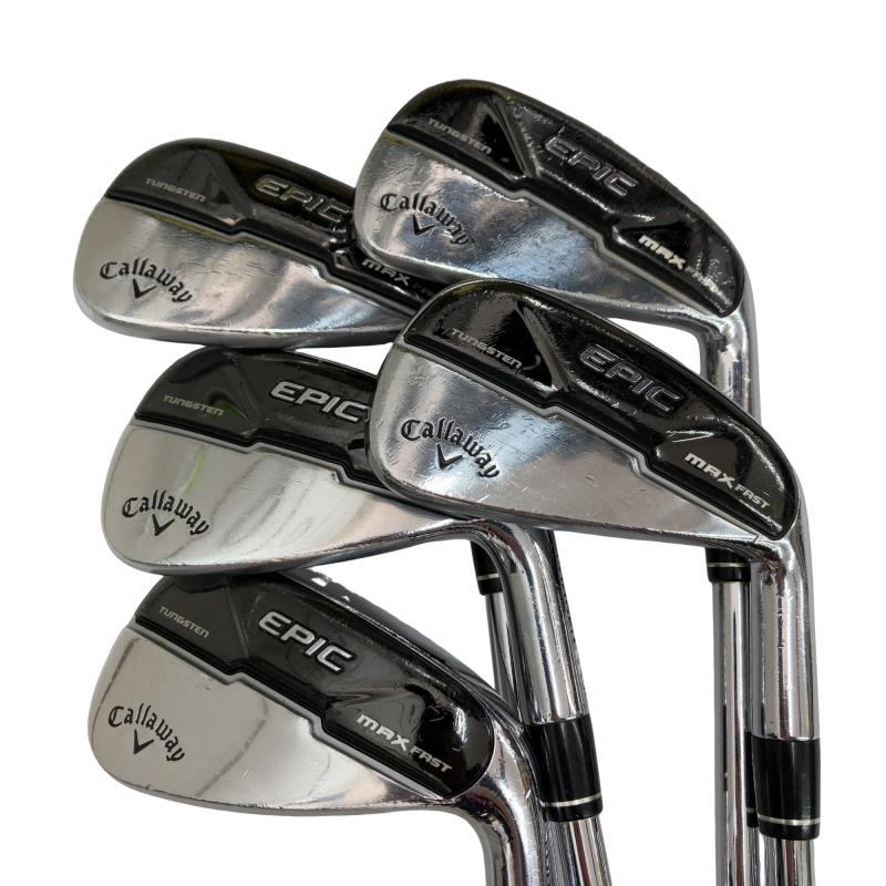【中古】 キャロウェイ EPIC MAX FAST 5S アイアン仕掛ける IR NS PRO ZELOS 7 (フレックスS) メンズ 成人男性用 右利き 右用 C価値づける ゴルフ野球クラブ