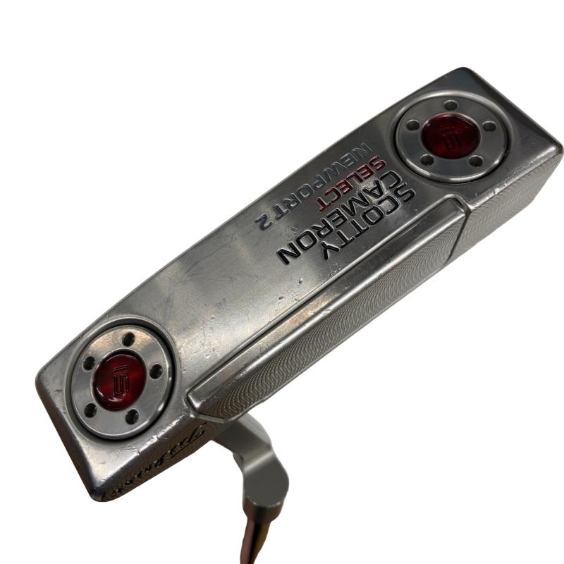 【中古】 タイトリスト SCOTTY CAMERON select NEWPORT 2(2018) 34in パター PT スチール写真 (フレックス余分の物) メンズ 成人男性用 右利き 右用 C序列付ける ゴルフ野球クラブ
