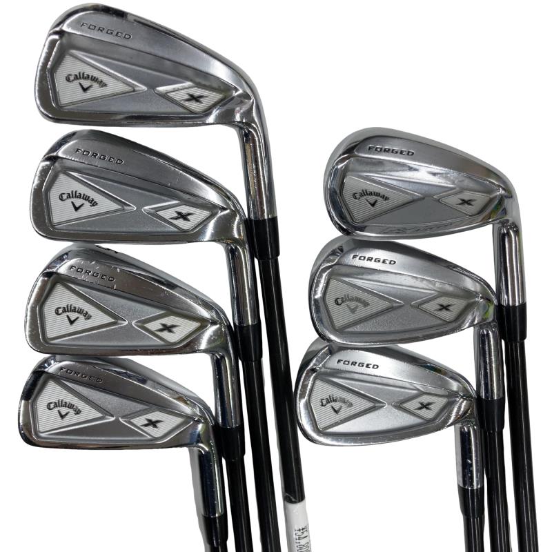 【中古】 キャロウェイ X FORGED(2013) 8S アイアン書き割り IR Tour AD AD-85(菩提樹緑であること) (フレックスS) メンズ 成人男性用 右利き 右用 D序列付ける ゴルフ野球クラブ