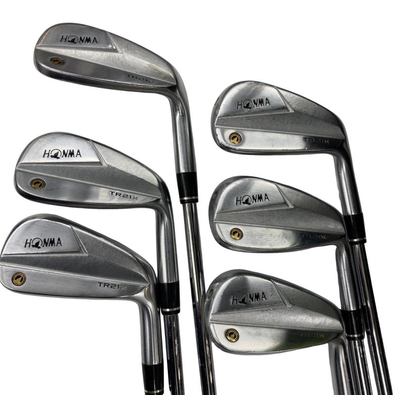 【中古】 本間ゴルフ TOUR WORLD TR21X 7S アイアンセット IR NS PRO 950GH neo (フレックスS) メンズ 男性用 右利き 右用 Cランク ゴルフクラブ