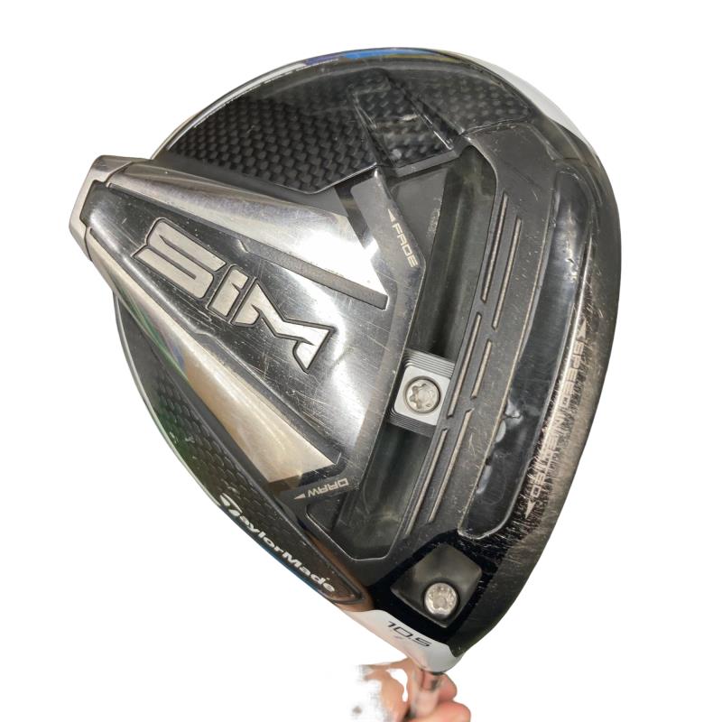 【中古】 テーラーメイド SIM 10.5° ドライバー DR TENSEI SILVER TM50(DR) (フレックスS) メンズ 男性用 右利き 右用 Dランク ゴルフクラブ