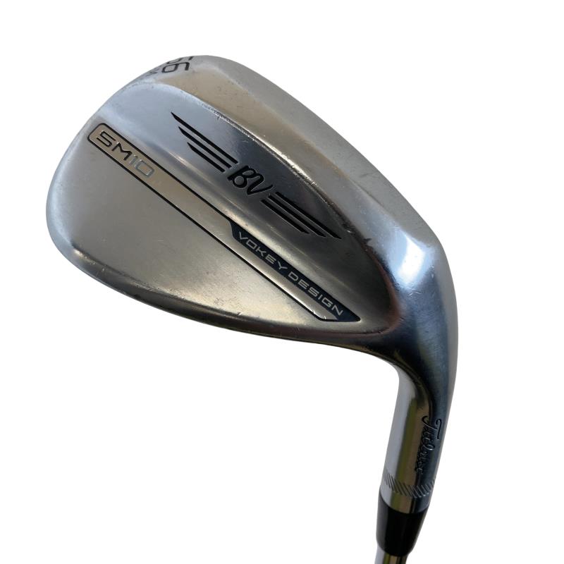 【中古】 タイトリスト VOKEY SPIN MILLED SM10 ツアークロム 56&deg;/08&deg;M ウェッジ WG 純正特注シャフト (フレックスS) メンズ 男性用 右利き 右用 Cランク ゴルフクラブ｜ゴルフパートナー 中古クラブ店