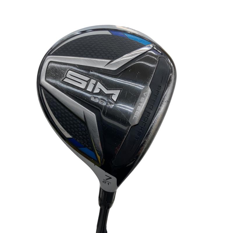 【中古】 テーラーメイド SIM MAX 7W フェアウェイウッド FW TENSEI BLUE TM50(FW) (フレックスS) メンズ 男性用 右利き 右用 Dランク ゴルフクラブ｜ゴルフパートナー 中古クラブ店