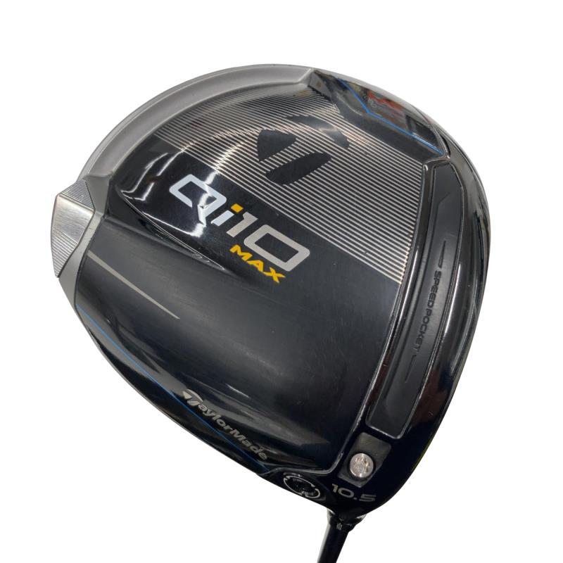 【中古】 テーラーメイド Qi10 MAX 10.5° ドライバー DR Diamana BLUE TM50(Qi10 DR) (フレックスS) メンズ 男性用 右利き 右用 Cランク ゴルフクラブ