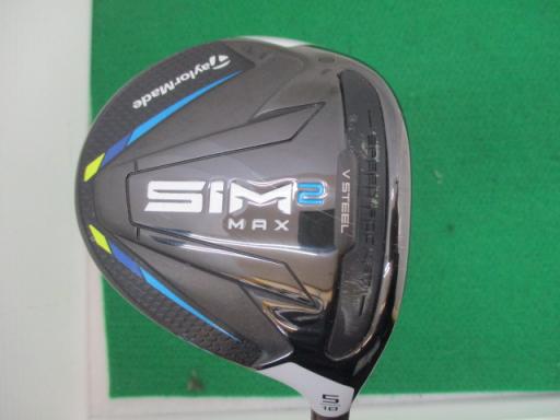 【中古】 テーラーメイド SIM2 MAX 5W フェアウェイウッド FW Speeder 661 EVOLUTION VII (フレックスS) メンズ 男性用 右利き 右用 Cランク ゴルフクラブ