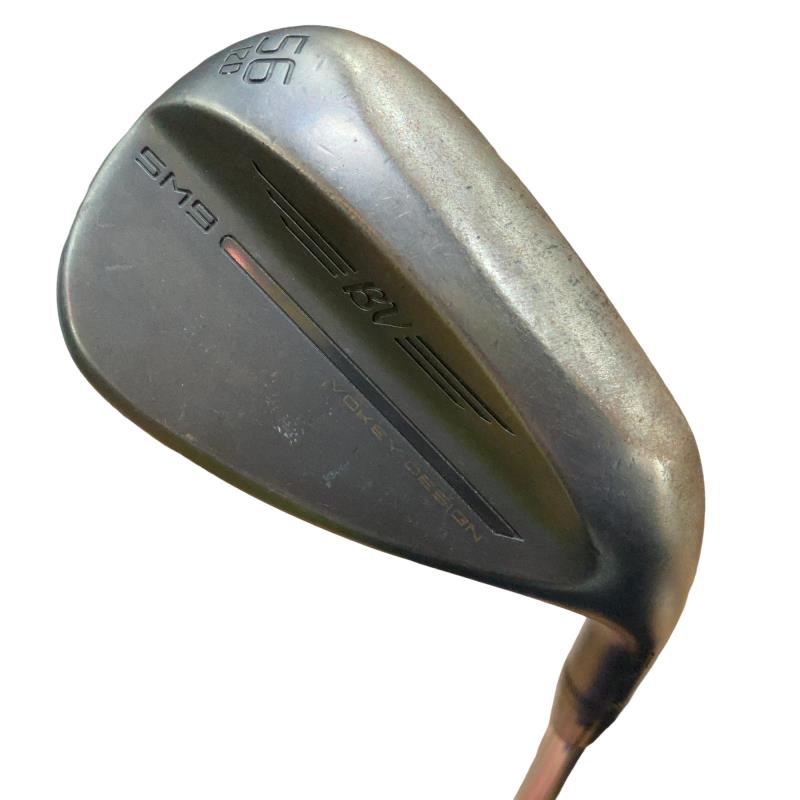 【中古】 タイトリスト VOKEY SPIN MILLED SM9 ジェットブラック 56°/12°D ウェッジ WG Dynamic Gold (フレックスS) メンズ 男性用 右利き 右用 Cランク ゴルフクラブ