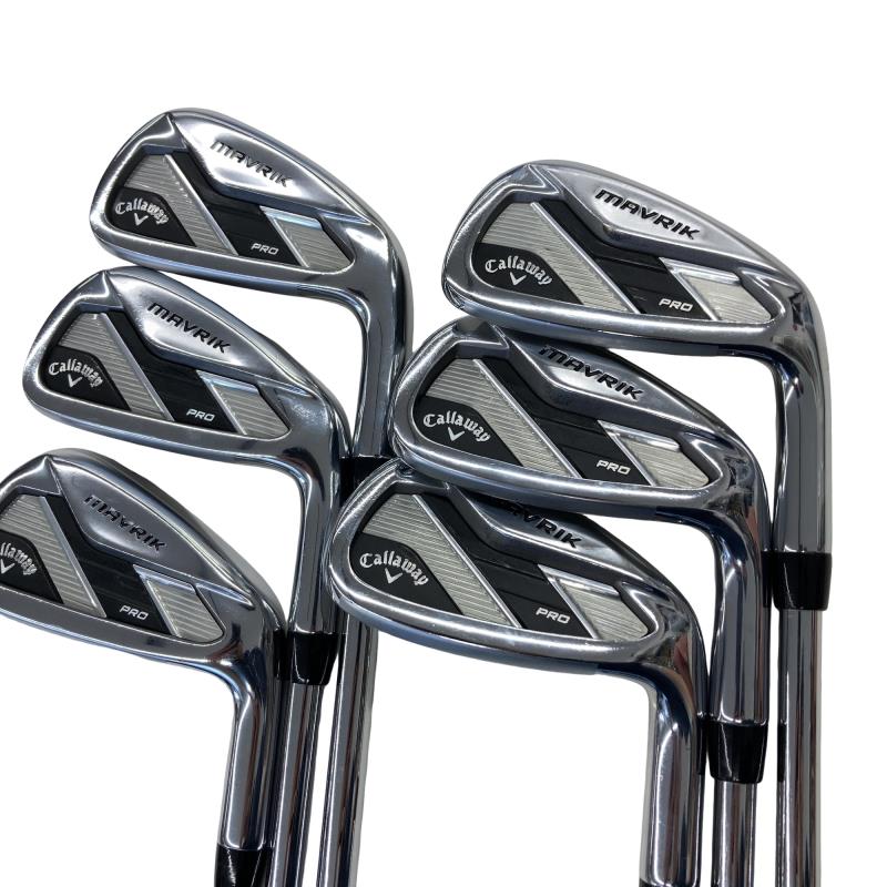 【中古】 キャロウェイ MAVRIK PRO 6S アイアン仕掛ける IR NS PRO MODUS3 TOUR105 (フレックスS) メンズ 成人男性用 右利き 右用 D序列付ける ゴルフ野球クラブ