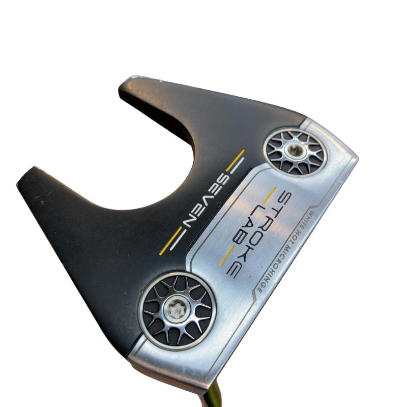 【中古】 オデッセイ STROKE LAB SEVEN 32in レディース パター PT STROKE LAB (フレックス余分の物) レディース 亭主もち用 右利き 右用 C位置づける ゴルフ野球クラブ