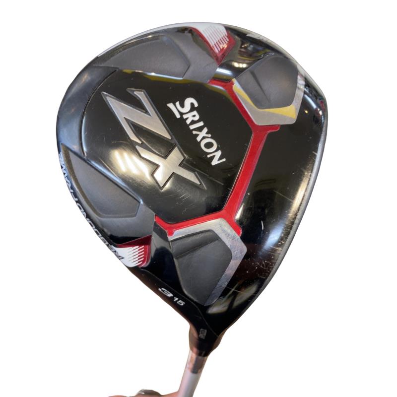 【中古】 ダンロップ SRIXON ZX F 3W フェアウェイウッド FW 純正特注シャフト (フレックスS) メンズ 男性用 右利き 右用 Cランク ゴルフクラブ