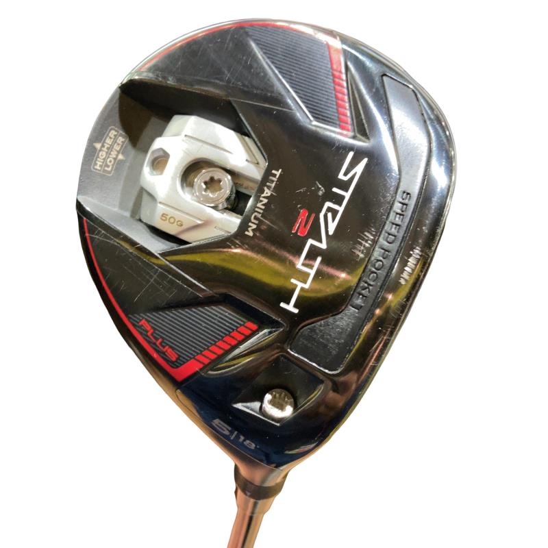 【中古】 テーラーメイド STEALTH2 PLUS 5W フェアウェイウッド FW Diamana TM50(FW) (フレックスS) メンズ 男性用 右利き 右用 Cランク ゴルフクラブ