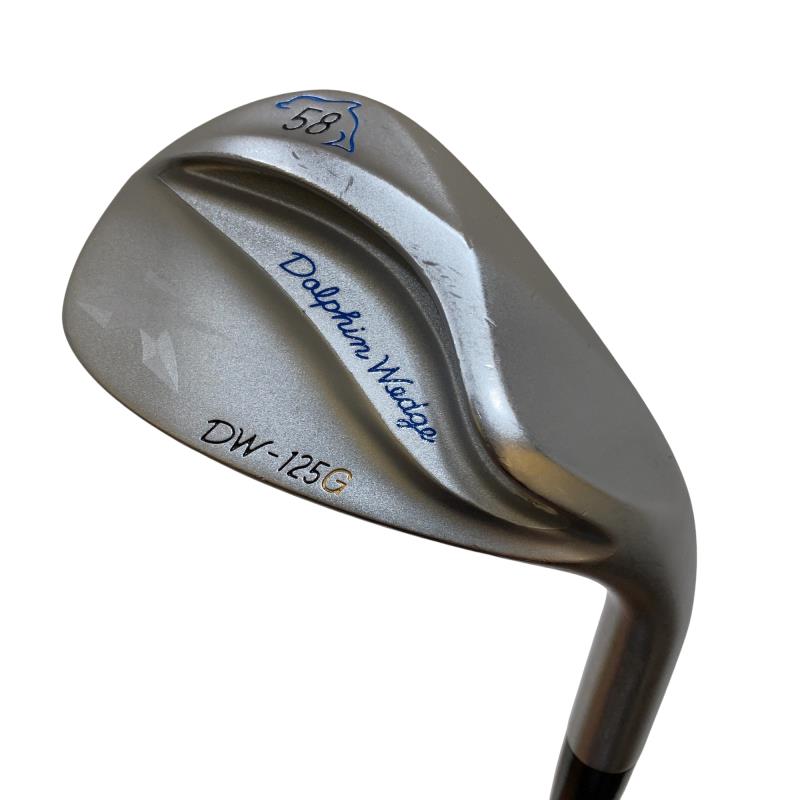 【中古】 キャスコ Dolphin Wedge DW-125G シルバー 58&deg; ウェッジ WG Dolphin DP-231 (フレックスその他) メンズ 男性用 右利き 右用 Cランク ゴルフクラブ｜ゴルフパートナー 中古クラブ店