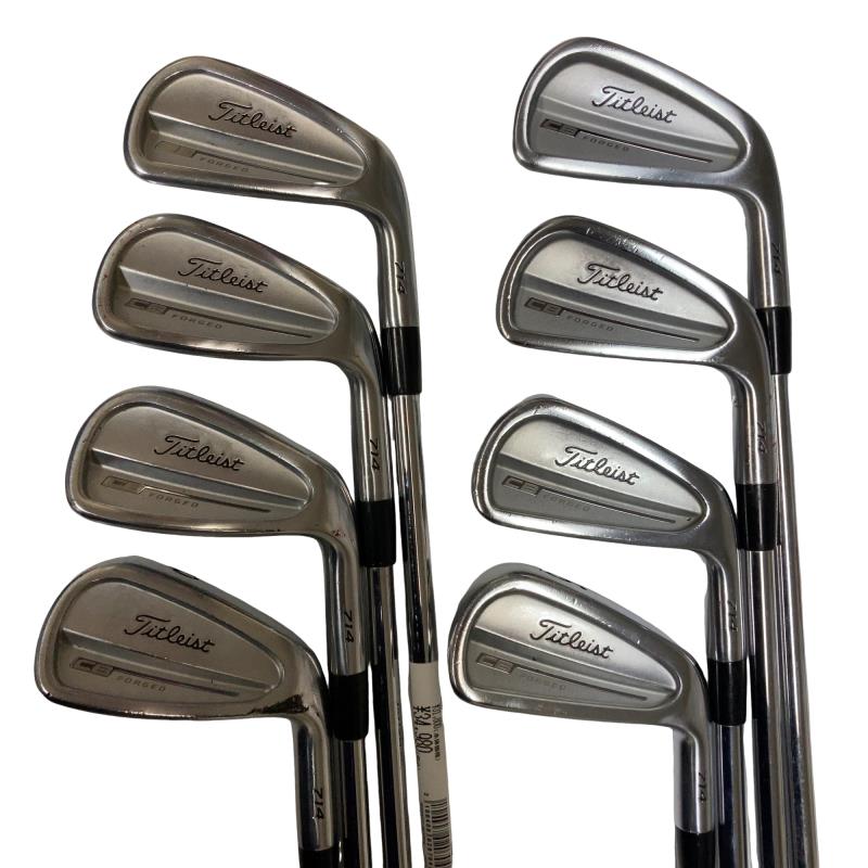 【中古】 タイトリスト Titleist CB 714 8S アイアンセット IR Dynamic Gold (フレックスS) メンズ 男性用 右利き 右用 Cランク ゴルフクラブ