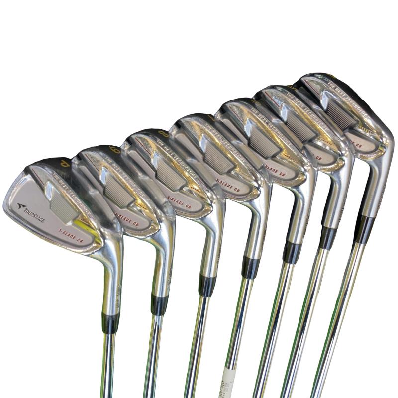 【中古】 ブリヂストン TOURSTAGE X-BLADE CB(2008) 8S アイアンセット IR NS PRO 950GH ウェイトフロー (フレックスS) メンズ 男性用 右利き 右用 Cランク ゴルフクラブ
