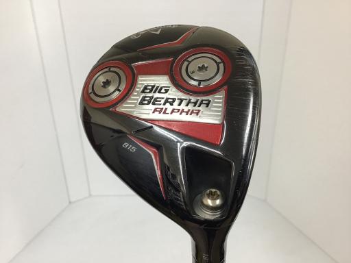 【中古】 キャロウェイ BIG BERTHA ALPHA 815 18° フェアウェイウッド FW BIG BERTHA ALPHA 815(フェアウェイ) (フレックスSR) メンズ 男性用 右利き 右用 Cランク ゴルフクラブ