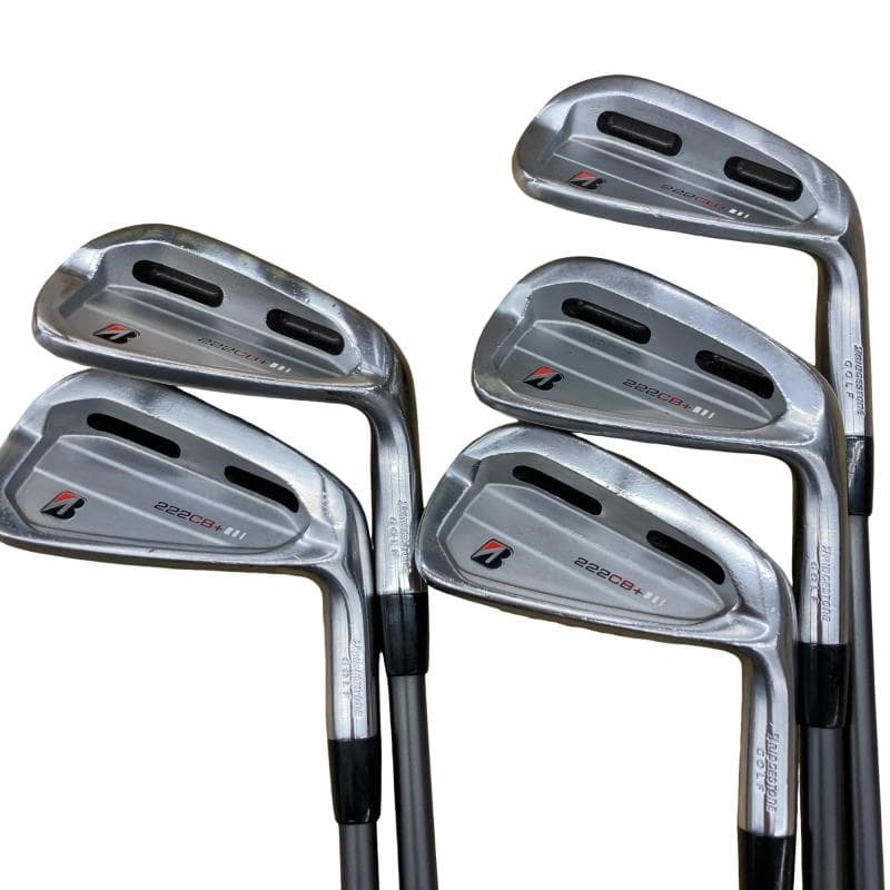 【中古】 ブリヂストン BRIDGESTONE 222CB+ 6S アイアン仕掛ける IR 完全無欠特注立て坑 (フレックスS) メンズ 成人男性用 右利き 右用 C価値づける ゴルフ野球クラブ