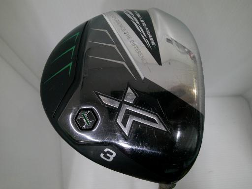 【中古】 ダンロップ XXIO(2022) eks 3W フェアウェイウッド FW Miyazaki AX-2(FW) (フレックスS) メンズ 男性用 右利き 右用 Cランク ゴルフクラブ