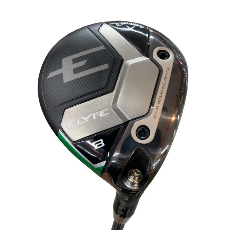 【中古】 キャロウェイ ELYTE 3W フェアウェイウッド FW VENTUS GREEN 50 for CW(ELYTE FW) (フレックスS) メンズ 男性用 右利き 右用 Cランク ゴルフクラブ