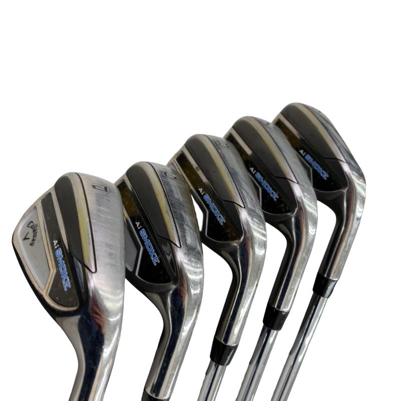 【中古】 キャロウェイ PARADYM Ai SMOKE  5S アイアン仕掛ける IR NS PRO ZELOS 7 (フレックスS) メンズ 成人男性用 右利き 右用 C価値づける ゴルフ野球クラブ