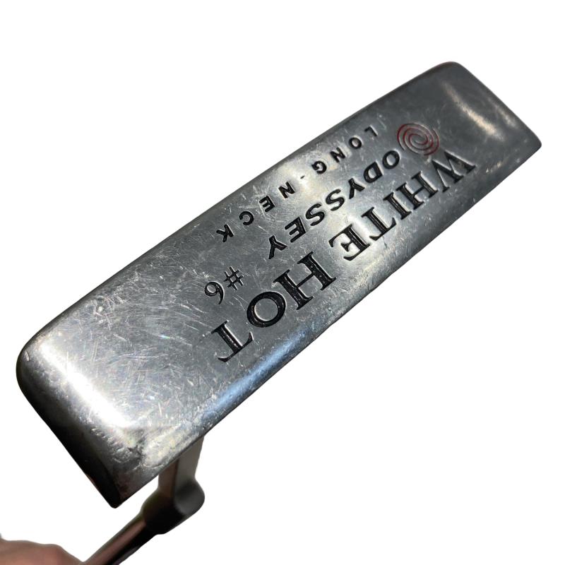 【中古】 オデッセイ WHITE HOT #6 LONGNECK 33インチ パター PT スチール (フレックスその他) メンズ 男性用 右利き 右用 Cランク ゴルフクラブ